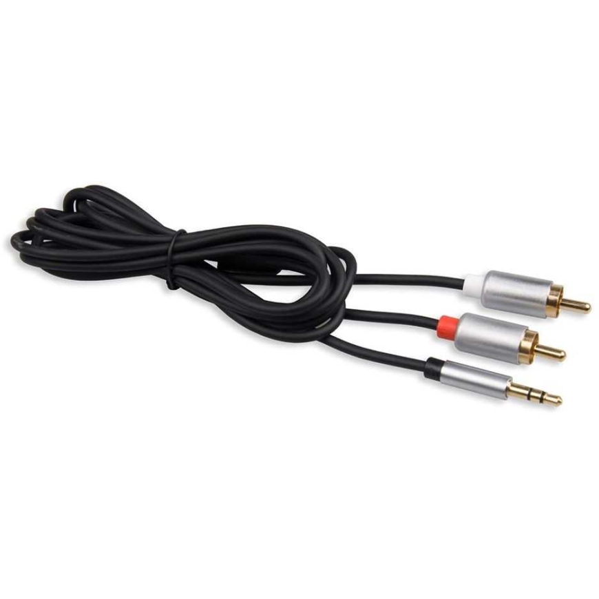 Libox LB0092 3.5 мм Jack на 2x RCA 1.5 м Черный – 4