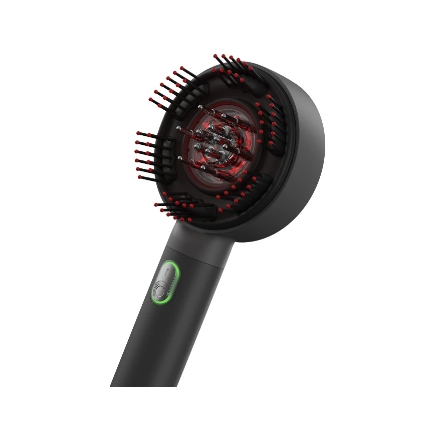Scalp Massager - RENPHO WMC01 LED with EMS, kneading, 6 levels, serum dispenser, black – 2