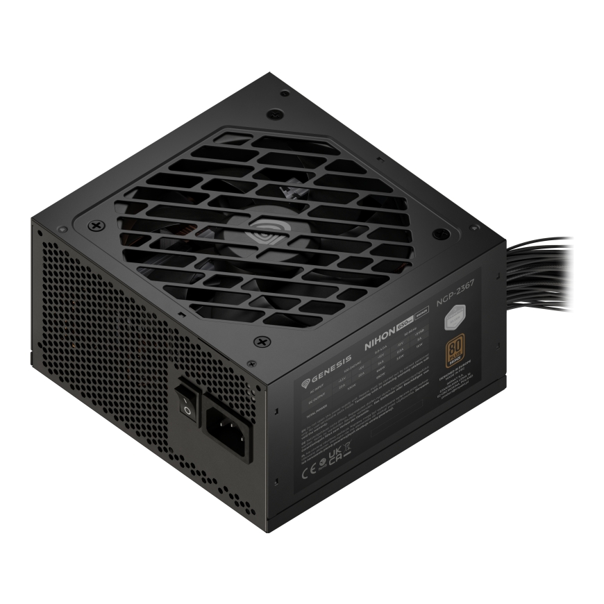 GENESIS Nihon 650NM maitinimo blokas 650 W 20+4 pin ATX ATX Juoda