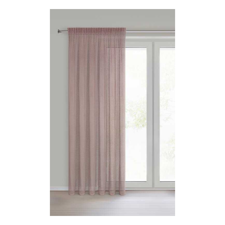 Eurofirany ZAS/GABBY/PINK 140X270 PLAIN – 2