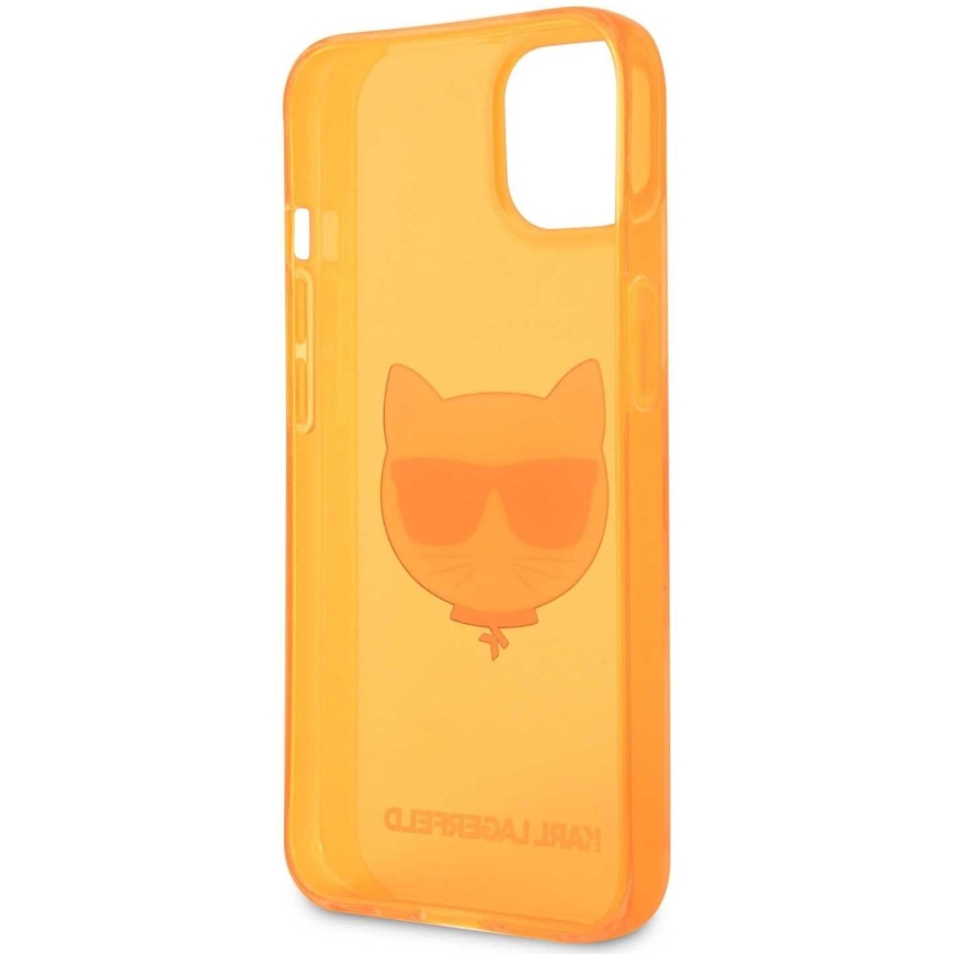 Karl Lagerfeld "KLHCP13SCHTRO TPU Choupette Head Case iPhone 13 mini" Fluo Oran – 4