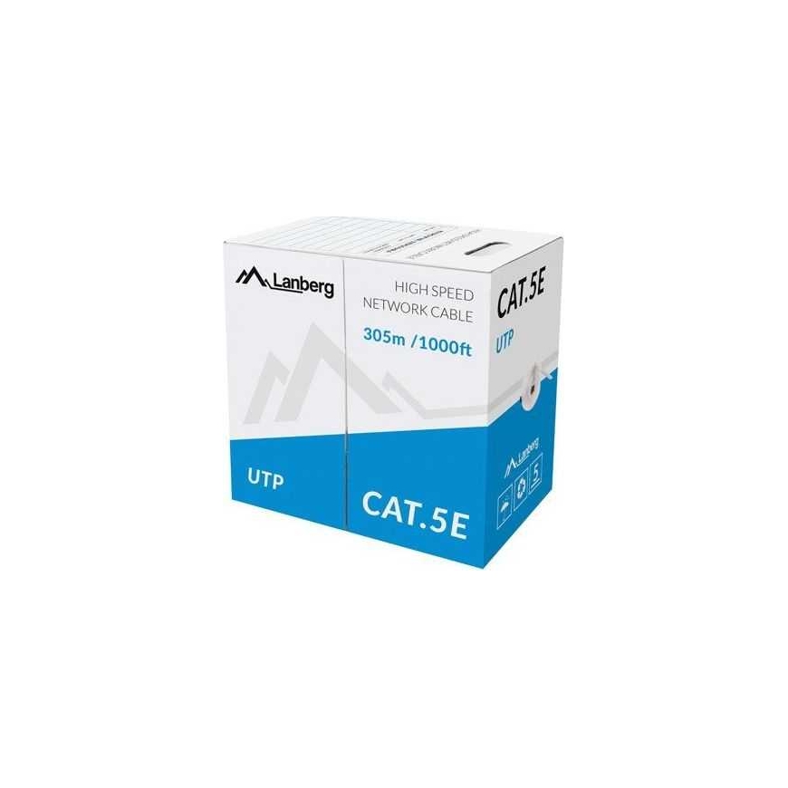 Lanberg U/UTP kaabel Cat.5e CU 305m hall – 2