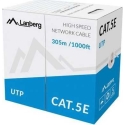 Lanberg U/UTP kabelis Cat.5e CU 305m pilkas