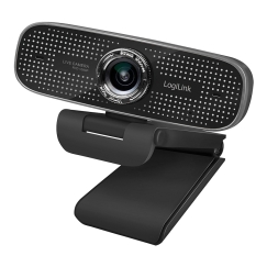 LogiLink Conference HD USB webcam, 100°, dual microphone, manual focus