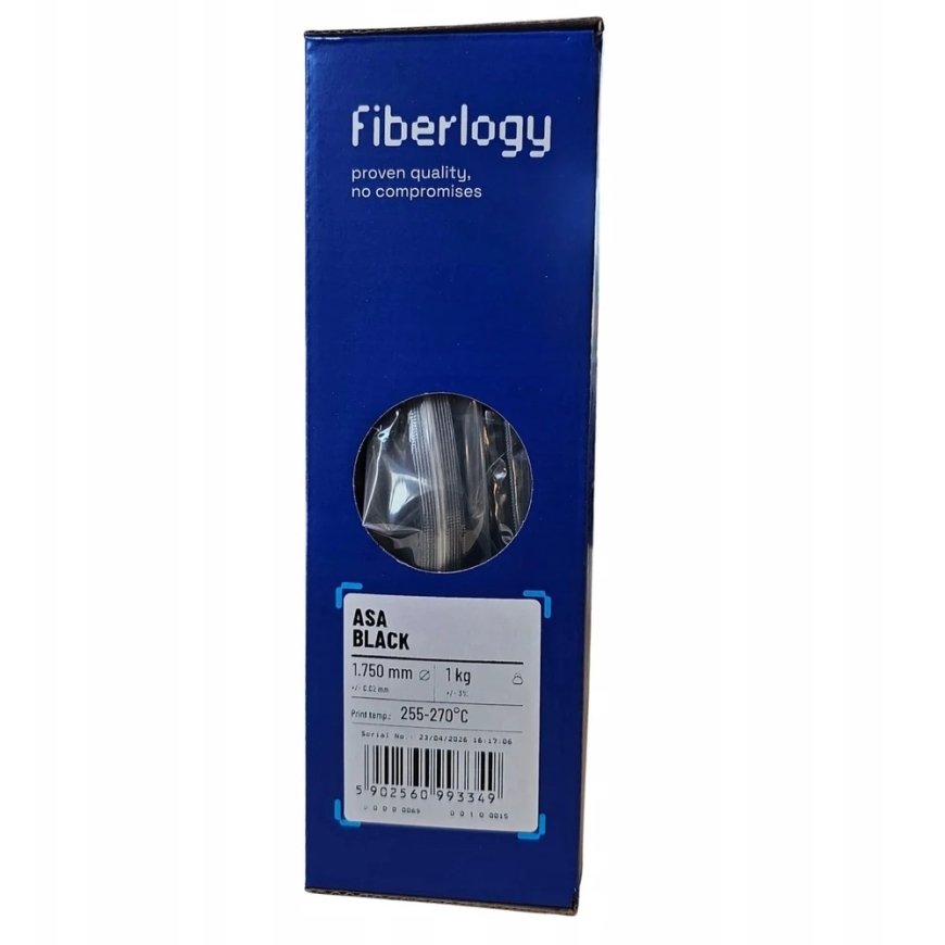 3D plastic ASA black 1kg Fiberlogy – 4