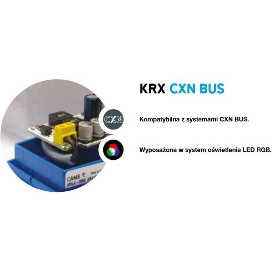 CA1 CAME KRX1B1RW BUS/RGB BALTA/daugiaspalvis įspėjamasis žibintas (806LA-0050) – 4
