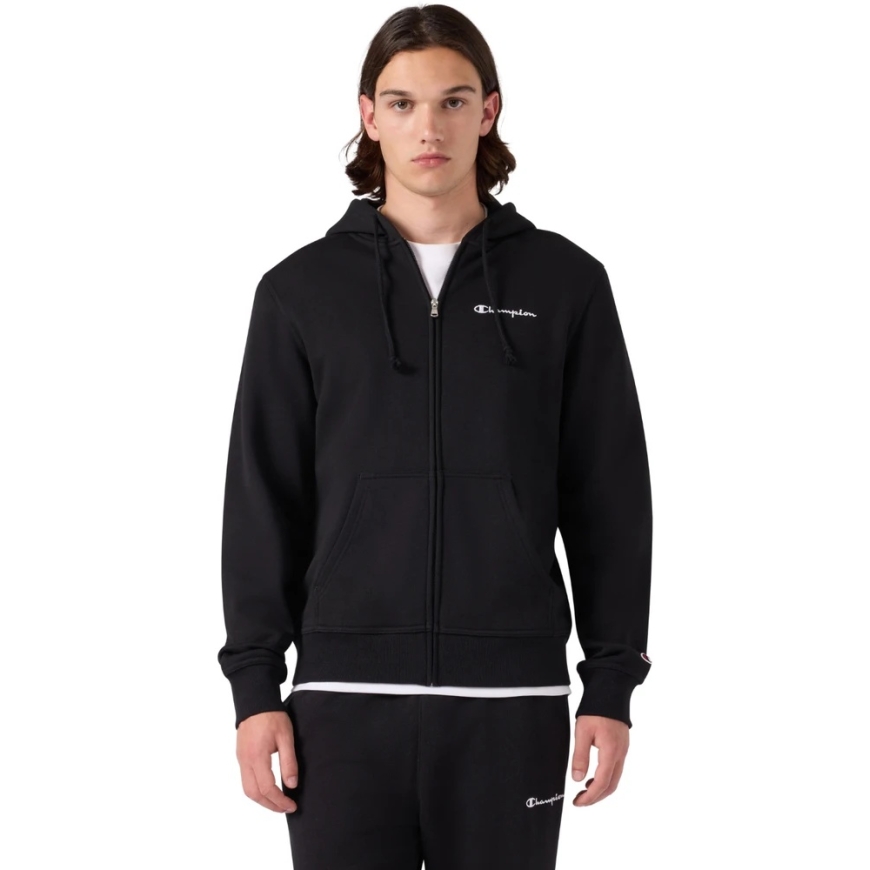 Bluza vyriška Champion Hooded Full Zip Sweatshirt juoda 221794 KK001 (M)