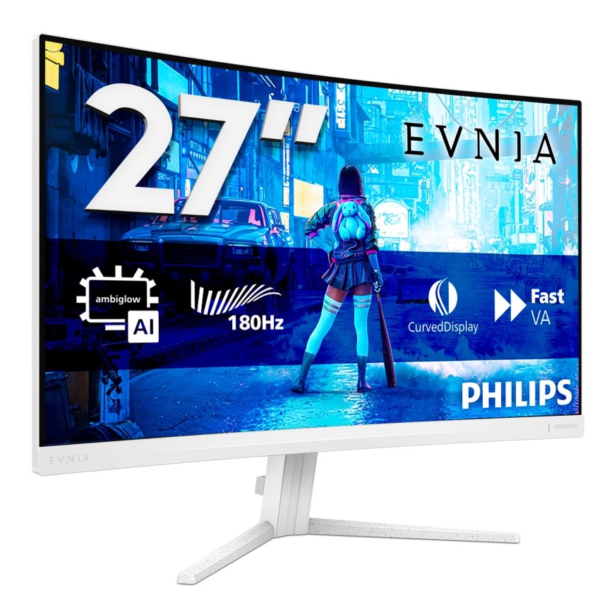 Philips Evnia 5000 27M2C5201L/00 монитор для ПК 68,6 cm (27") 1920 x 1080 пикселей Full HD ЖК Белый – 2