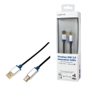 LogiLink 2m, USB2.0-A/USB2.0-B USB кабель USB A USB B 0,48 Gbit/s Черный LogiLink 2m, USB2.0-A/USB2.0-B USB кабель USB A USB B 0,48 Gbit/s Черный