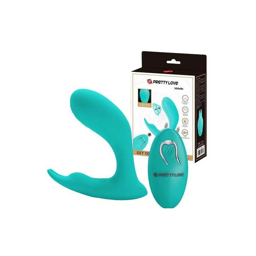 Pretty Love Bottom Wave IDABELLE, 12 pulsilainete seadistust, 12 vibratsioonifunktsiooni, traadita kaugjuhtimispult