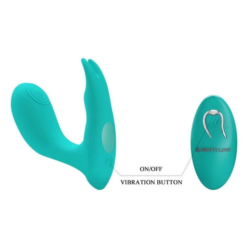 Pretty Love Bottom Wave IDABELLE, 12 pulsa viļņu iestatījumu, 12 vibrācijas funkciju, bezvadu tālvadības pults – 2