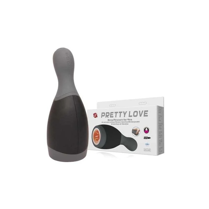 Pretty Love vibrējošais spiediena masturbators 12 USB seksa režīmi