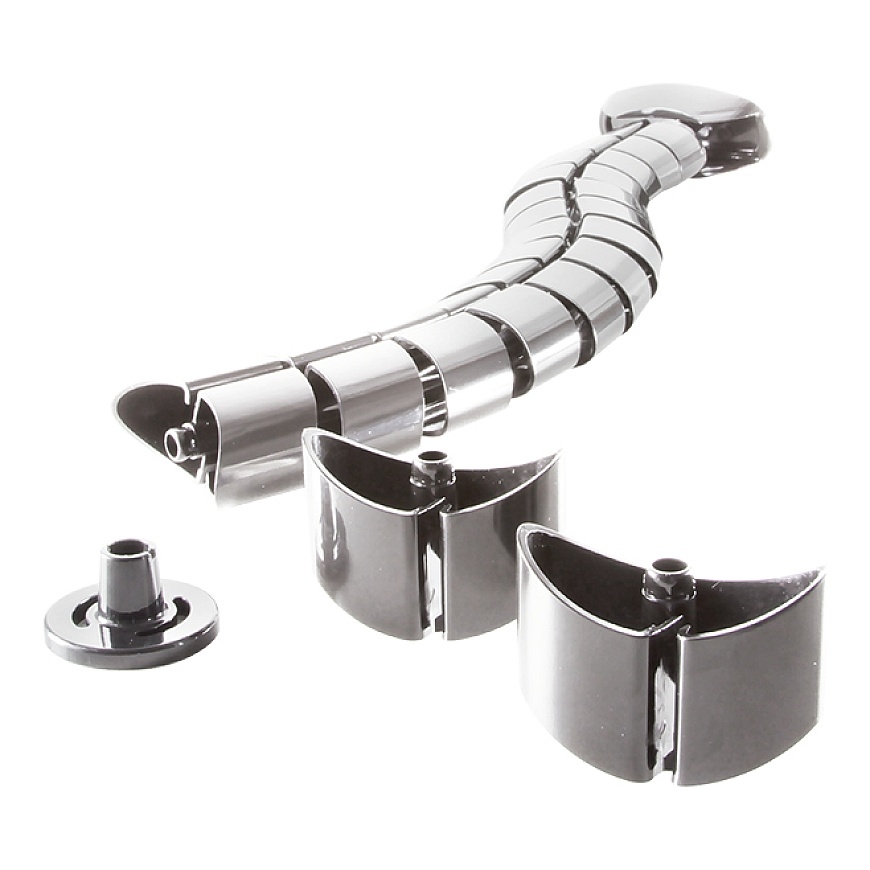 LogiLink KAB0064 cable organizer Desk Cable tray Silver 1 pc(s) – 2