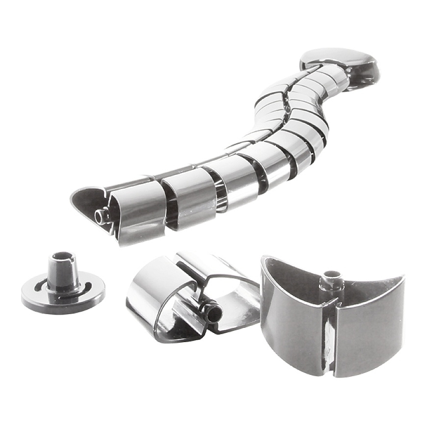 LogiLink KAB0064 kabelių tvarkymo priemonė Stalas Kabelių dėklas Sidabras 1 vnt – 3