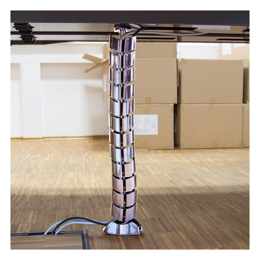 LogiLink KAB0064 vadu organizētājs Galds Kabeļu kanāls Sudrabs 1 pcs – 4