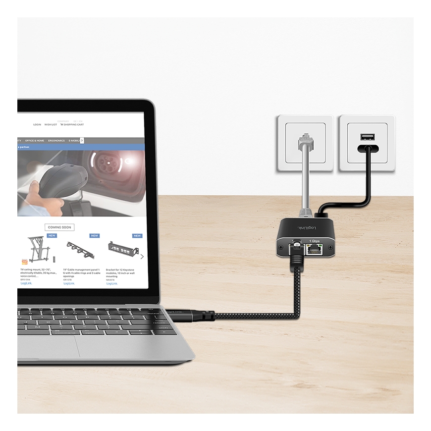 LogiLink CU0416 verkkokaapeli Musta 10 m Cat6 S/FTP (S-STP) Pyöreä – 4