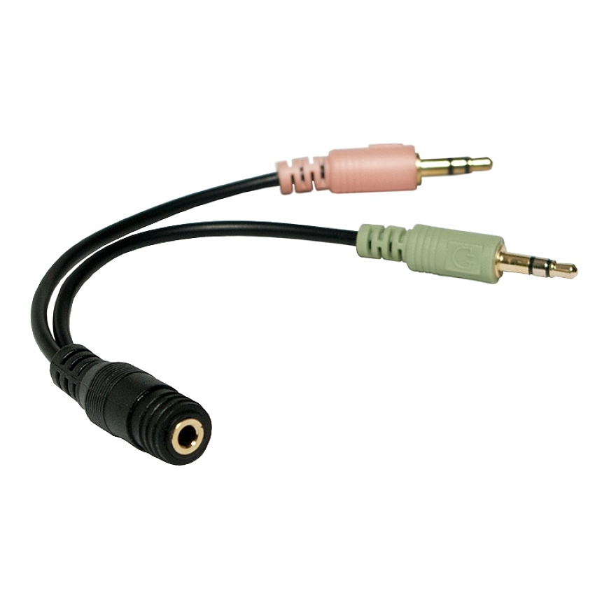 LogiLink CA0020 audiokaabel 0,15 m 3.5mm 2 x 3.5mm Must – 2