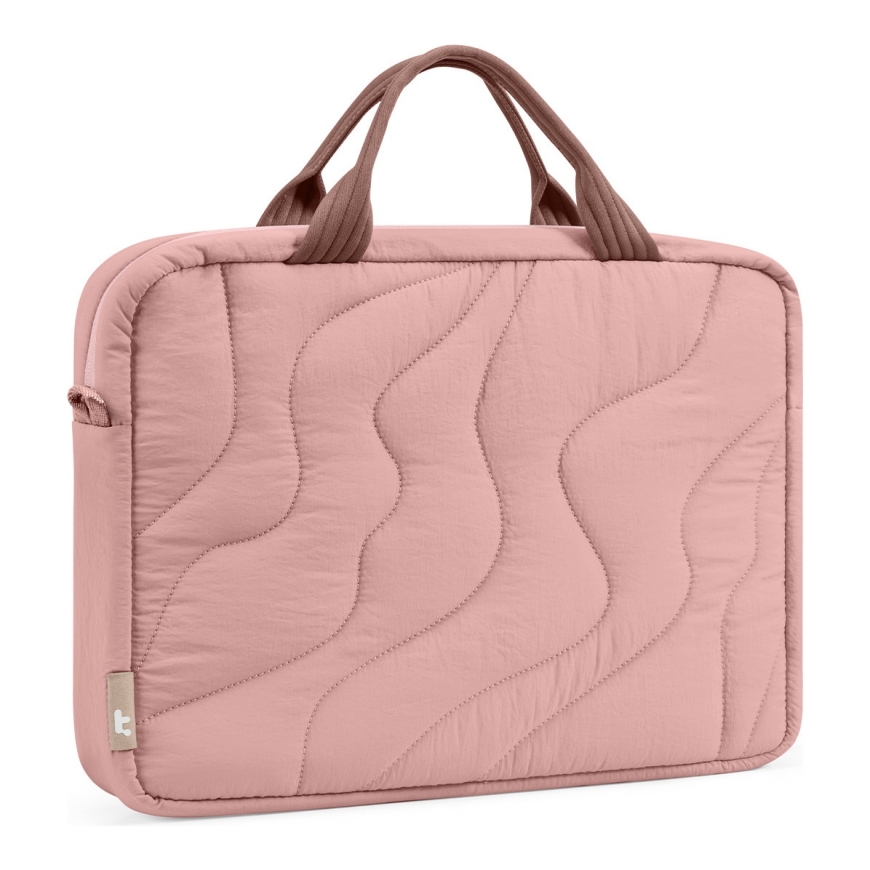 tomtoc Terra-A28 Puffy sülearvutikott, 14,4", roosa – 3