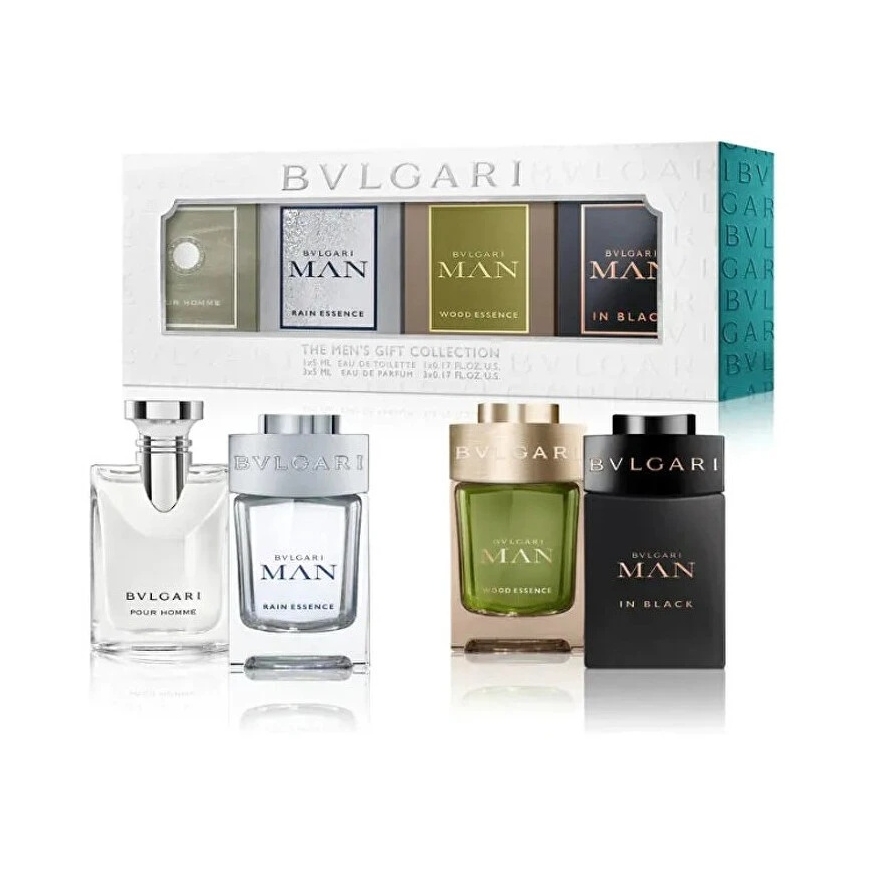 Bvlgari Man Aqua EDT, 5 мл Aqua Marine EDT, 5 мл Wood Essence EDP Glacial Essence, 5 мл мини-набор – 2