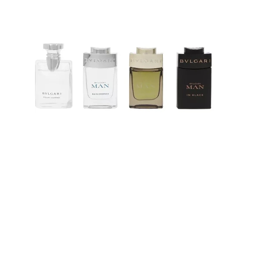 Bvlgari Man Aqua EDT, 5 ml Aqua Marine EDT, 5 ml Wood Essence EDP Glacial Essence, 5 ml mini komplekt – 5
