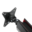 LogiLink BP0091 monitor mount / stand 81.3 cm (32") Desk Black, Red LogiLink BP0091 monitor mount / stand 81.3 cm (32") Desk Black, Red