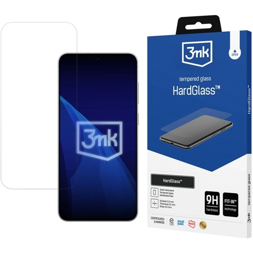 3MK HardGlass karastatud klaas Samsung Galaxy S26 FE jaoks – 3