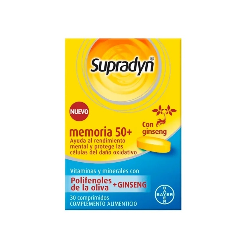 Supradyn Memory 50+ 30 tablettia