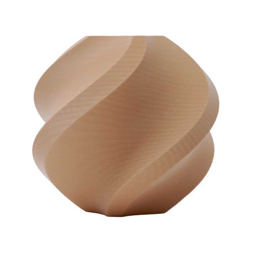 Bambu Lab PLA matt plastik 1,75mm 1kg – ühilduv korduvkasutatava spooliga – Latte Brown