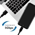 LogiLink CU0169 USB-kaapeli USB 3.2 Gen 1 (3.1 Gen 1) 1,5 m USB C USB A 5 Gbit/s Musta LogiLink CU0169 USB-kaapeli USB 3.2 Gen 1 (3.1 Gen 1) 1,5 m USB C USB A 5 Gbit/s Musta