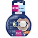 LOVI 34/436 Dynamic Silicone Pacifier Prime 0-6m 1 pcs Blush Glow