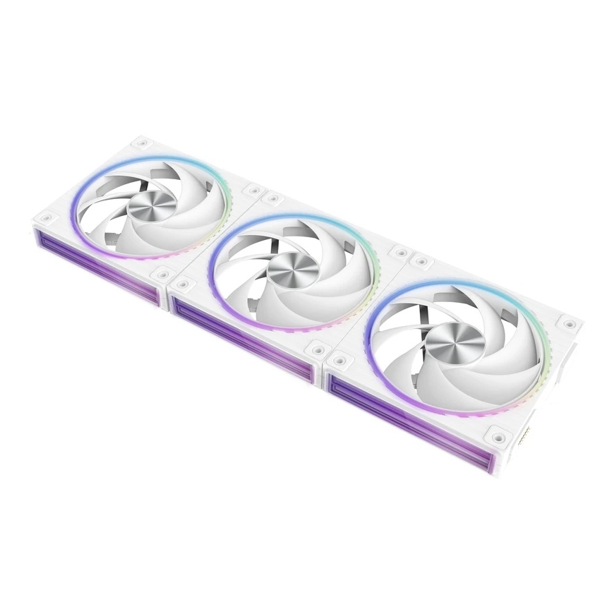 Zalman ZM-DF120 A3 120 mm PWM valge ventilaatorite komplekt, 3 tk
