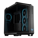 ASUS TUF GAMING GT502 Horizon TG ARGB Black Midi Tower Melns ASUS TUF GAMING GT502 Horizon TG ARGB Black Midi Tower Melns