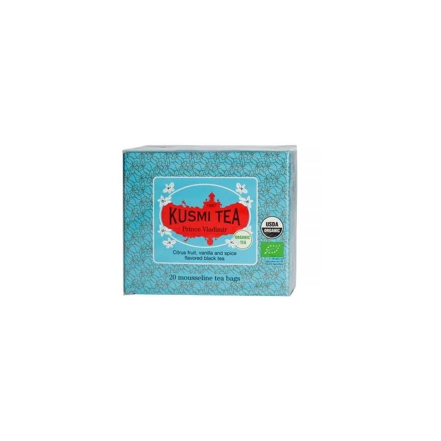 Orgaaniline must tee Kusmi Tea Prince Volodymyr – 20 musliinatee kotti