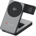"Verbatim Charge 'n' Go Qi2 3-in-1" magnetic wireless power bank, 10000 mAh, USB-C, Gray "Verbatim Charge 'n' Go Qi2 3-in-1" magnetic wireless power bank, 10000 mAh, USB-C, Gray