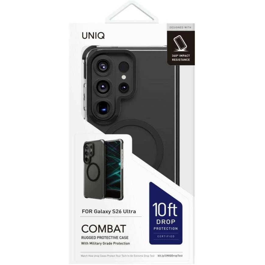 UNIQ Combat Korpus Samsung Galaxy S26 Ultra Magclick mustas – 2