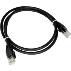 Alantec Patch cable U/UTP Cat6a LSOH 0.25m black