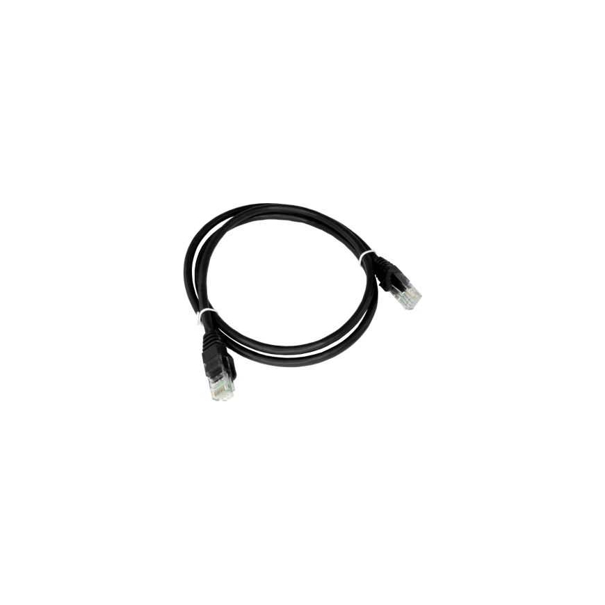 Alantec patch kabelis U/UTP Cat6a LSOH 0.25m juodas