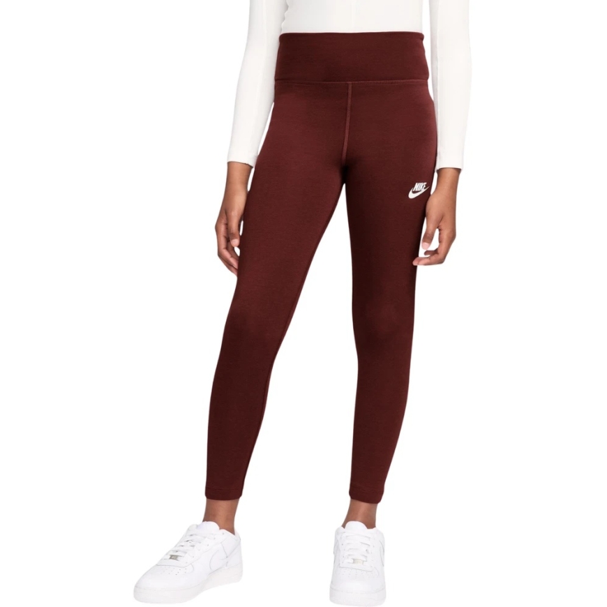 Nike Sportswear Classic bērnu legingi bordo krāsā FZ5583 658 (M)