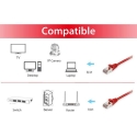 Equip Cat.6A S/FTP Patch Cable, 20m, Red Equip Cat.6A S/FTP Patch Cable, 20m, Red