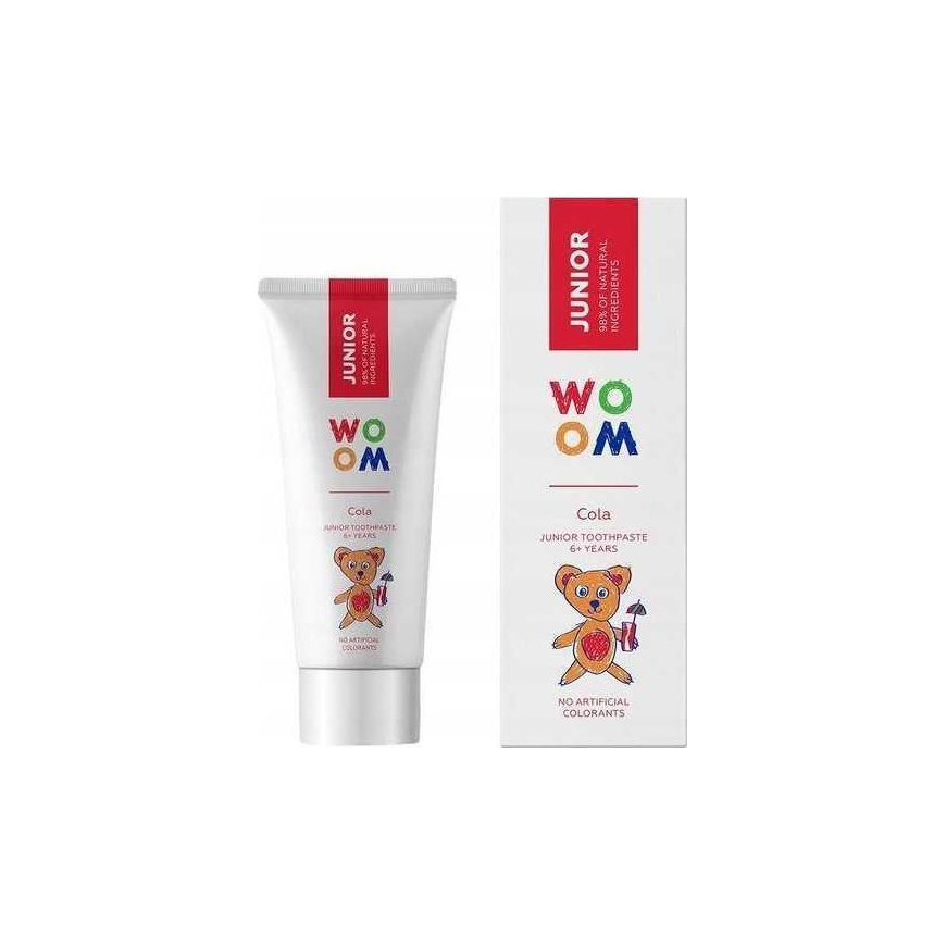 Woom Woom Junior зубная паста для детей 6+ лет Ваниль 50 мл