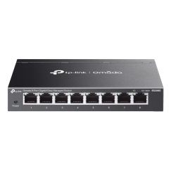 TP-Link Omada ES208G tīkla pārslēgs Vadīts L2 Gigabit Ethernet (10/100/1000) Melns