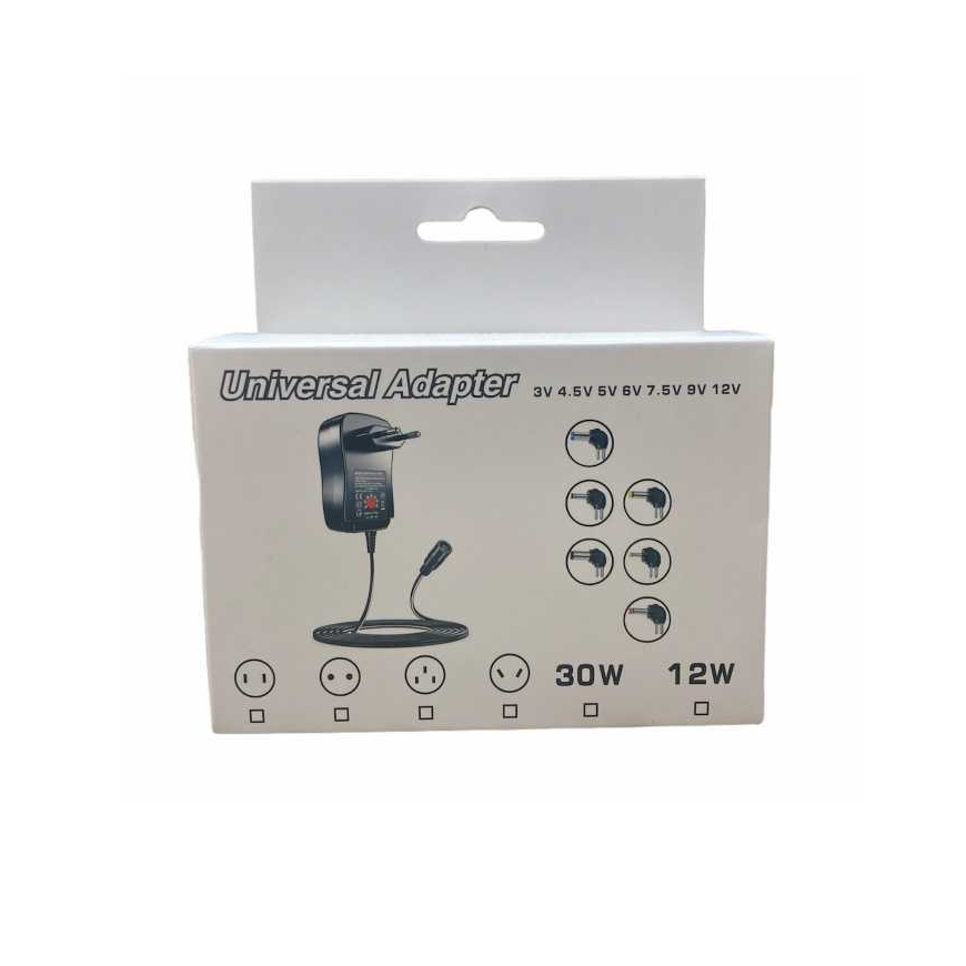 Riff Universal 12/30W (Maks 2.1A) laadija + USB 3-12V (+6 ühendust)
