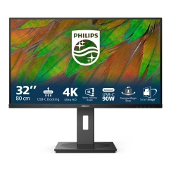 Philips 3000 series 32B1U3900/00 monitori 80 cm (31.5") 3840 x 2160 pikseļi 4K Ultra HD LCD Melns