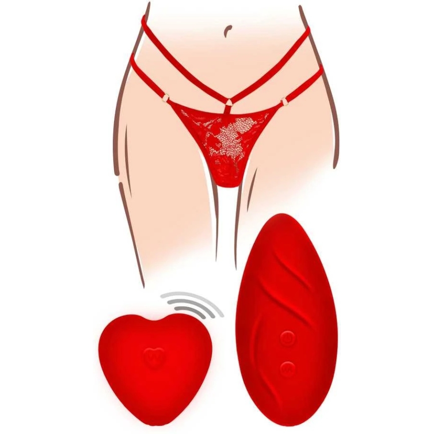 TOYJOY Divine Panty Vibe Punainen