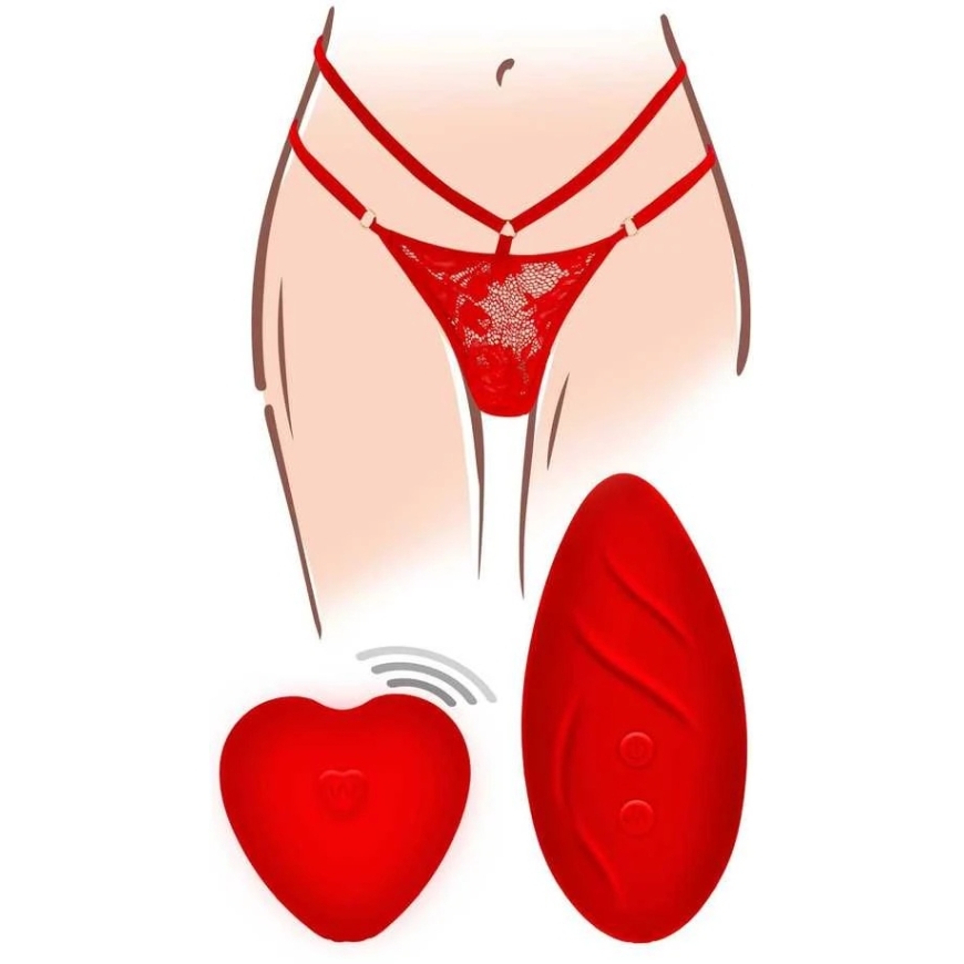 TOYJOY Divine Panty Vibe Raudona – 5
