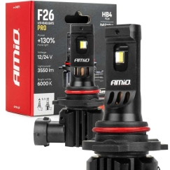 LED automobilinės lemputės HB4 F26 PRO LumiTec LIMITED +130% DUO FULL CANBUS 12V/24V AMIO-04875