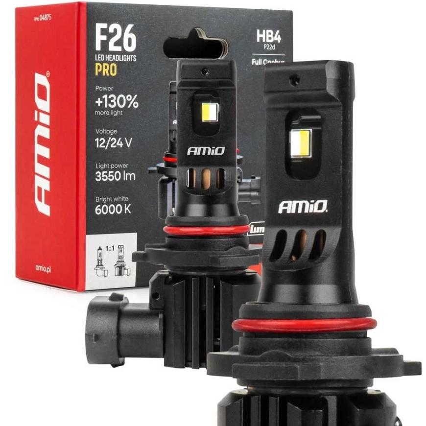 HB4 F26 PRO LumiTec LIMITED +130% DUO FULL CANBUS 12V/24V LED Car Light AMIO-04875