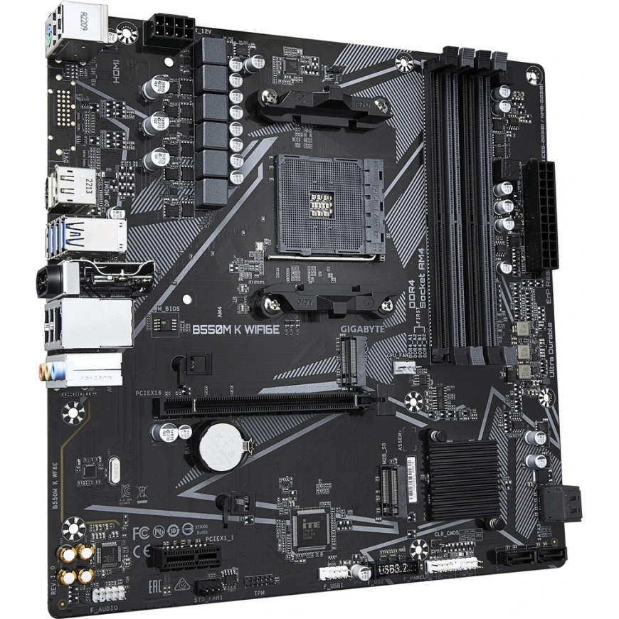 Gigabyte B550M K WIFI6E – 2
