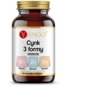 Yango Cinks 3 formas uztura bagātinātājs 90 kapsulas Yango Cinks 3 formas uztura bagātinātājs 90 kapsulas