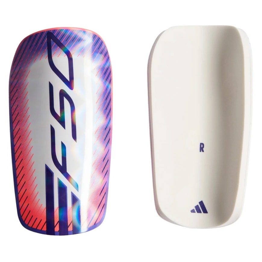 Futbolo apsaugos adidas F50 EU Club balta ir-violetinė-oranžinė KE5202 (S)